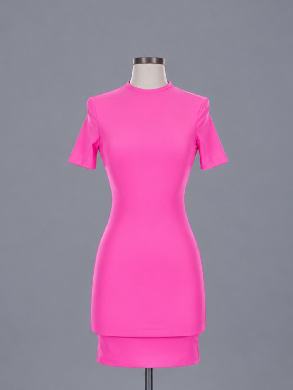 Meshki Hot Pink Bodycon Mini Dress – S NWT